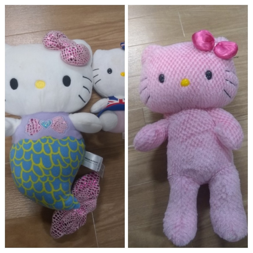 Big hello kitty lot london build bear ty mermaid
